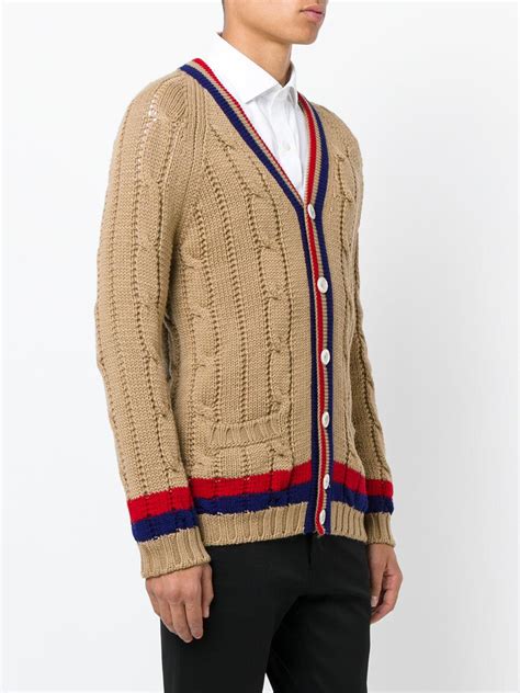 gucci knitwear men's|Gucci outlet cardigan.